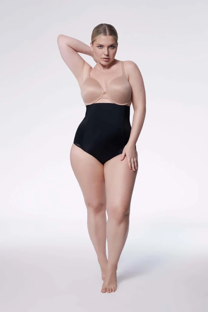 aukšto liemens figūrą formuojančios kelnaitės