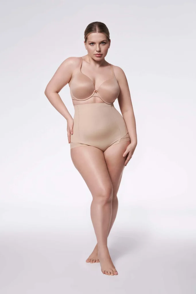 aukšto liemens figūrą formuojančios kelnaitės