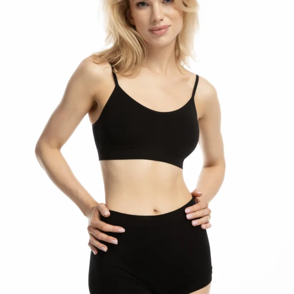 minkšta liemenėlė be lankelių, su išimamais kaušeliais "bamboo lounge"