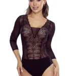 bodis ilgomis rankovėmis su nėriniais "gertruda