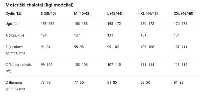 Šiltas, prabangus chalatas su kapišonu „robin long“