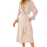 ilgas elegantiškas moteriškas chalatas "avenue"