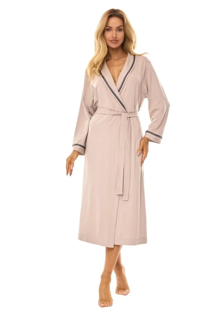 ilgas elegantiškas moteriškas chalatas "avenue"