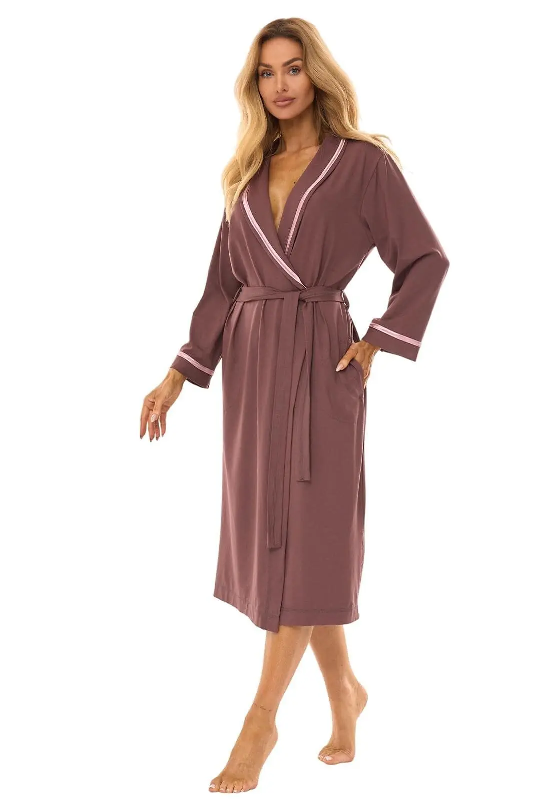 ilgas elegantiškas moteriškas chalatas "avenue"