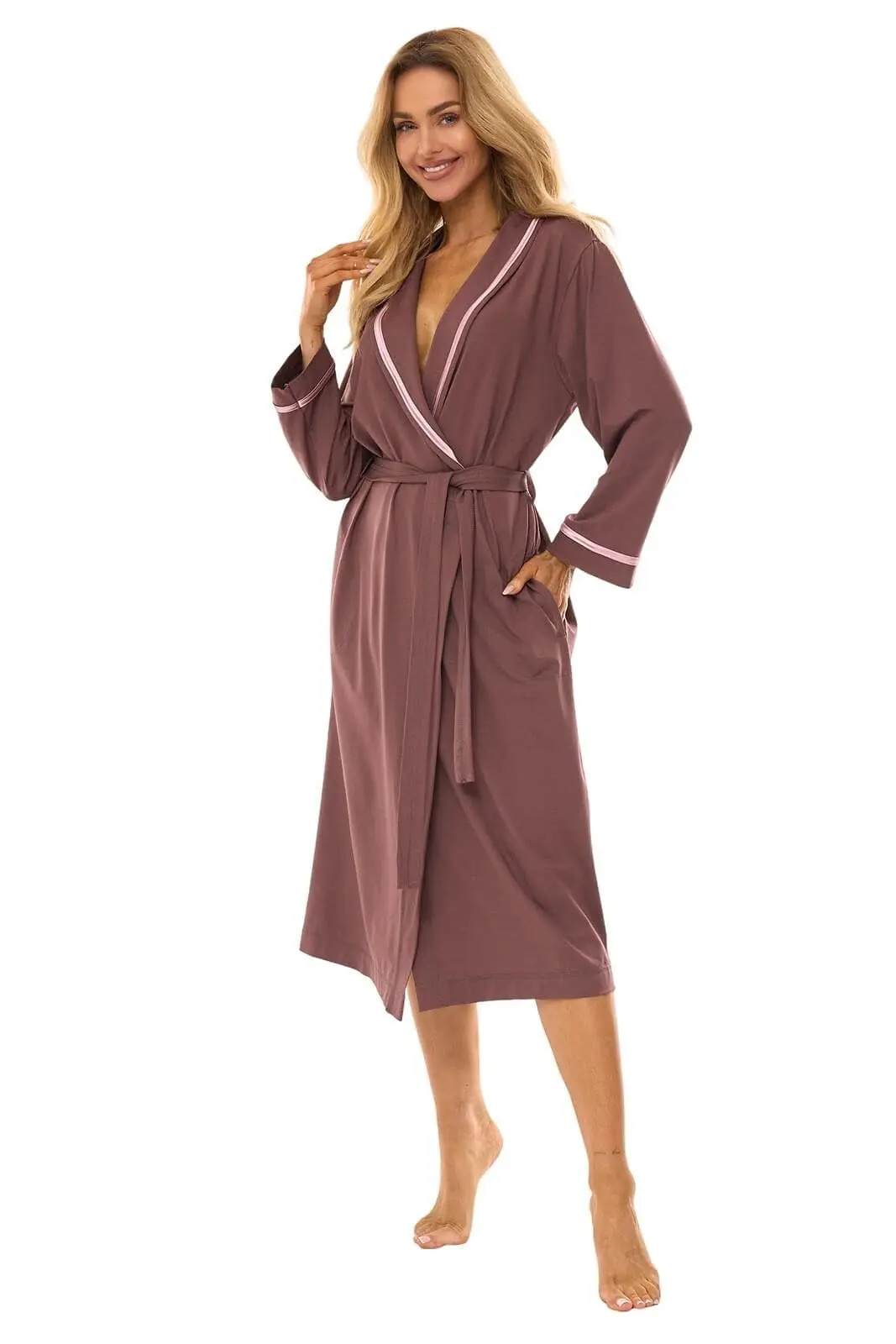 ilgas elegantiškas moteriškas chalatas "avenue"