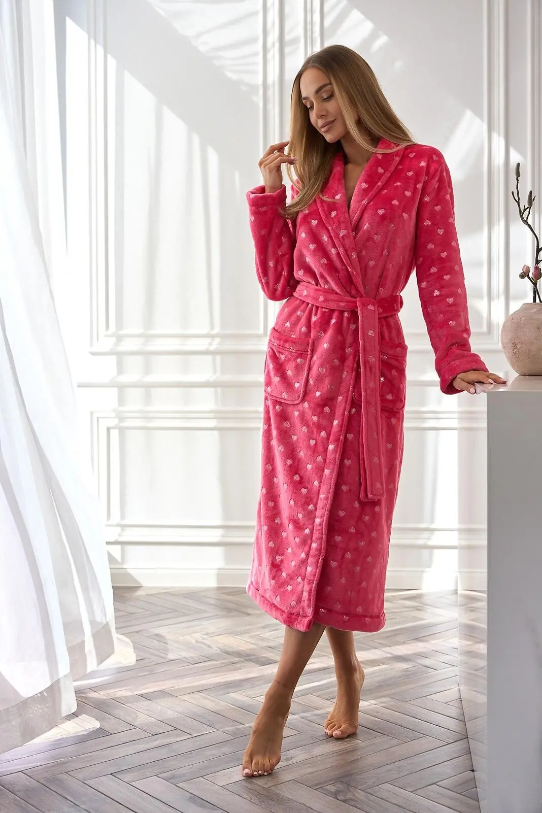 ilgas moteriškas chalatas "cora"