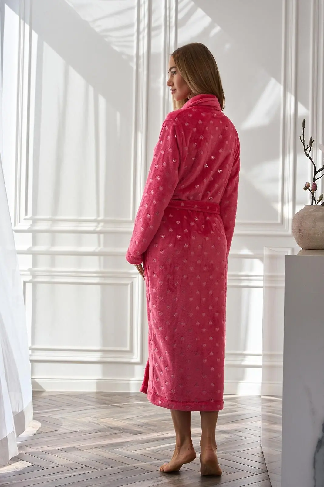 ilgas moteriškas chalatas "cora"