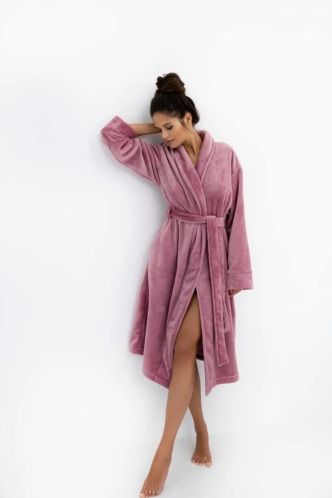 ilgas moteriškas chalatas "liora"