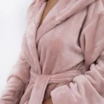 ilgas moteriškas chalatas su kapišonu "amaris"