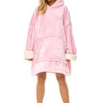 jaukus moteriskas chalatas hoodie vienspalvis feliralt 13