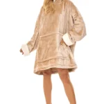 jaukus moteriskas chalatas hoodie vienspalvis feliralt 18