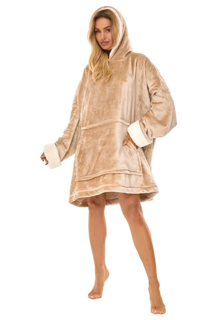 jaukus moteriskas chalatas hoodie vienspalvis feliralt 18