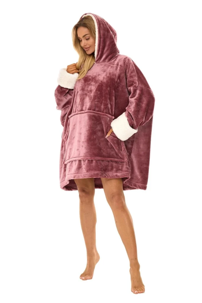 jaukus moteriskas chalatas hoodie vienspalvis feliralt 19