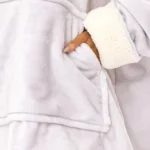 jaukus moteriskas chalatas hoodie vienspalvis feliralt 2