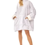 jaukus moteriskas chalatas hoodie vienspalvis feliralt 20