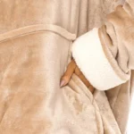 jaukus moteriskas chalatas hoodie vienspalvis feliralt 4