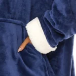 jaukus moteriskas chalatas hoodie vienspalvis feliralt 5