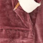 jaukus moteriskas chalatas hoodie vienspalvis feliralt 6