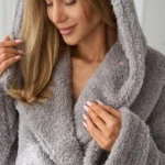 trumpas moteriškas chalatas "lora"