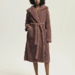 moteriškas chalatas su gobtuvu „darlena“