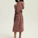 moteriškas chalatas su gobtuvu „darlena“