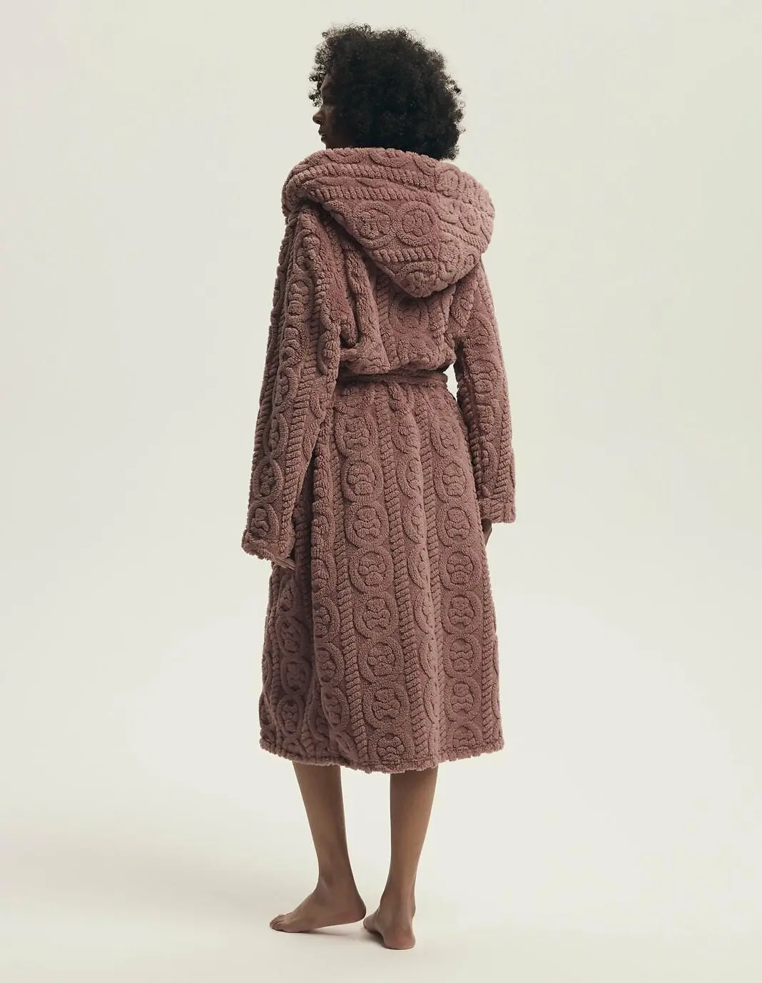 moteriškas chalatas su gobtuvu „darlena“