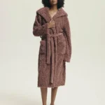 moteriškas chalatas su gobtuvu „darlena“