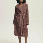 moteriškas chalatas su gobtuvu „darlena“