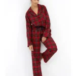 moteriška languota flanelinė pižama „flannel dream“