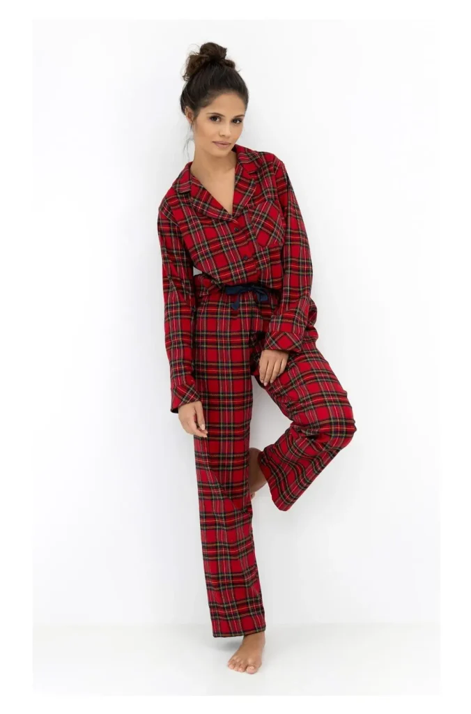 moteriška languota flanelinė pižama „flannel dream“