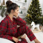 moteriška languota flanelinė pižama „flannel dream“