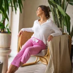 medvilninė moteriška pižama ilgomis rankovėmis „beauty dream“