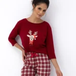 medvilninė moteriška pižama „mallory“