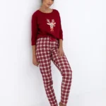 medvilninė moteriška pižama „mallory“