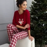 medvilninė moteriška pižama „mallory“