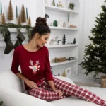 medvilninė moteriška pižama „mallory“