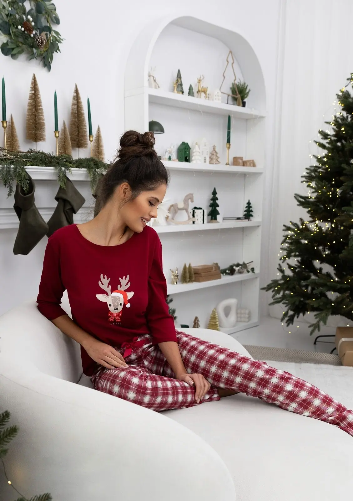 medvilninė moteriška pižama „mallory“