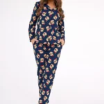 moteriška kalėdinė pižama „teddy“