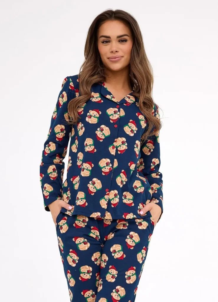 moteriška kalėdinė pižama „teddy“