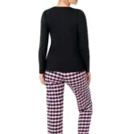 moteriška medvilninė pižama languotom kelnėm „sleep long“