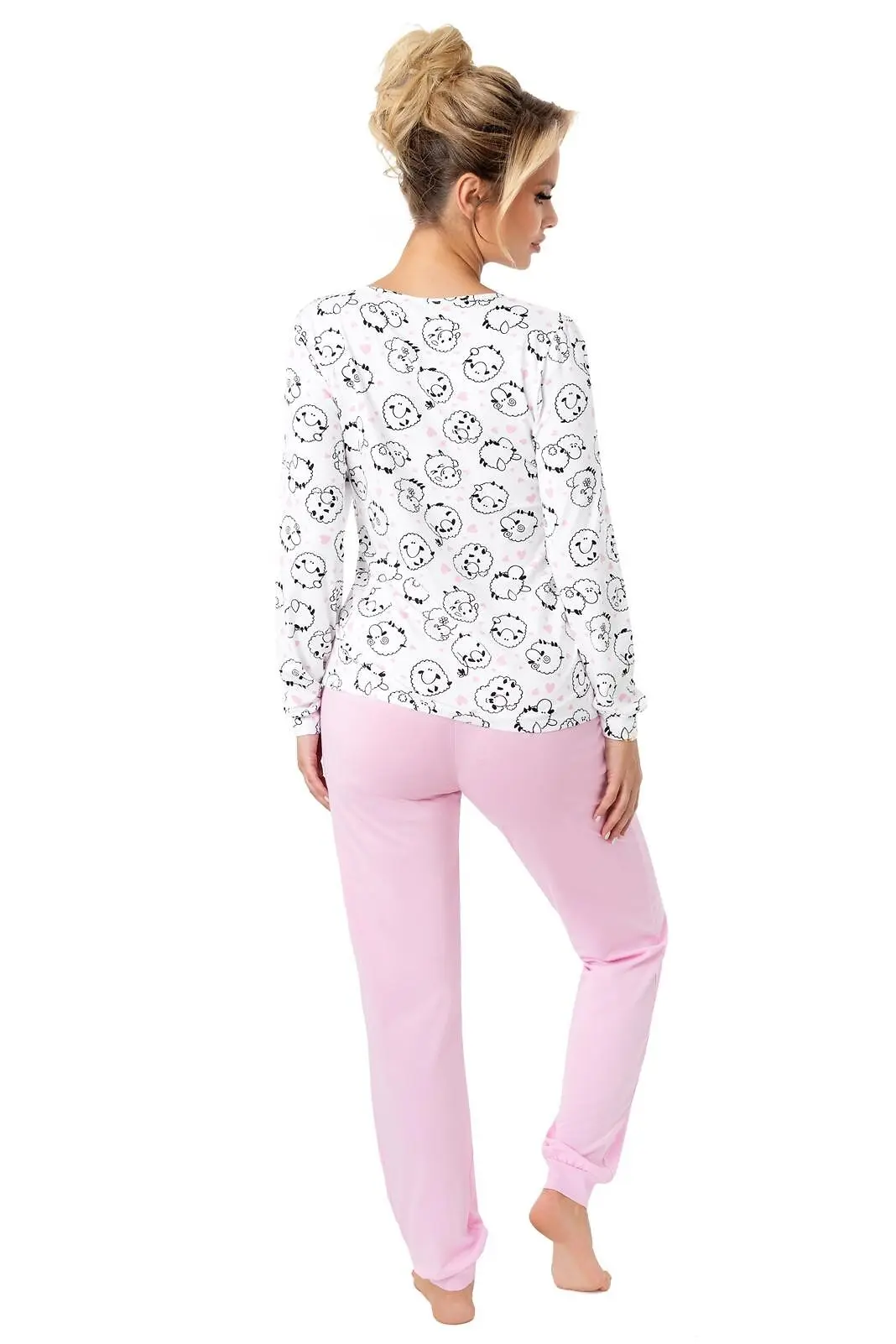 moteriška medvilninė pižama su avytėmis „sheep dream“