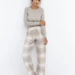 moteriška pižama ilgomis rankovėmis „angelina“