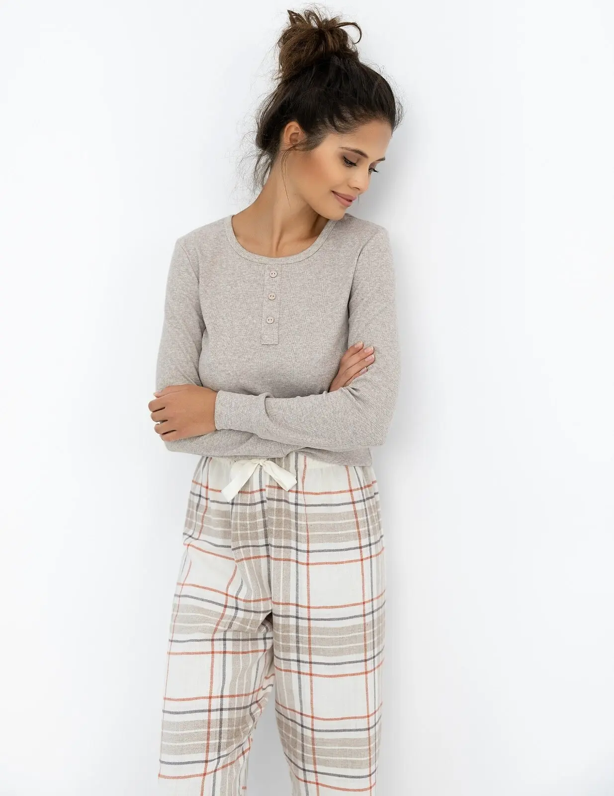 moteriška pižama ilgomis rankovėmis „angelina“