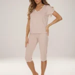 moteriška pižama trumpomis rankovėmis „amira“