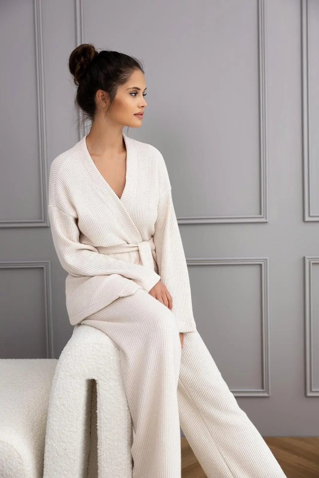 moteriškas kimono stiliaus poilsio kostiumėlis „jorina“