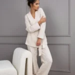 moteriškas kimono stiliaus poilsio kostiumėlis „jorina“