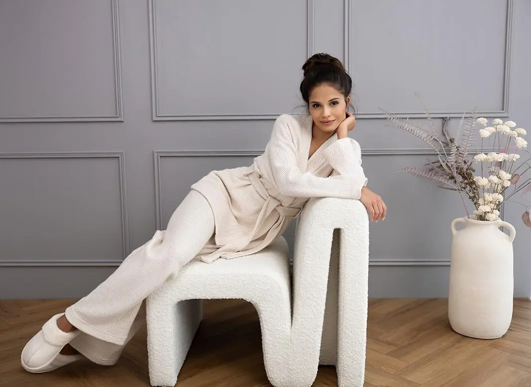 moteriškas kimono stiliaus poilsio kostiumėlis „jorina“