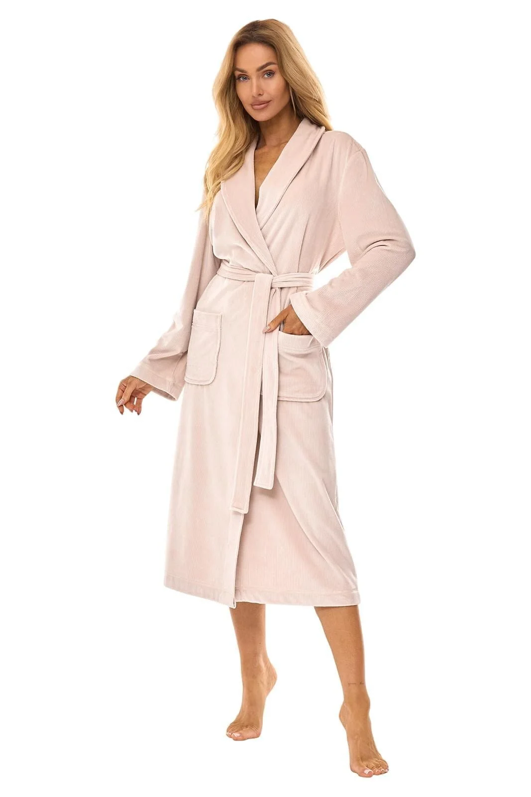 ilgas moteriškas chalatas aura